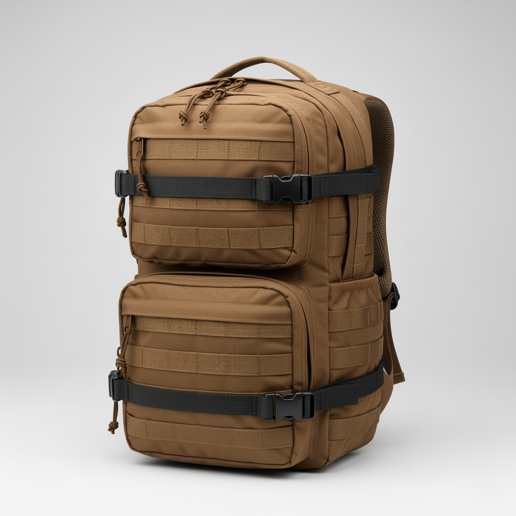 30L Tactical Backpack – Tear-Resistant Nylon, MOLLE System, Compression Straps, Multi-Pocket Design