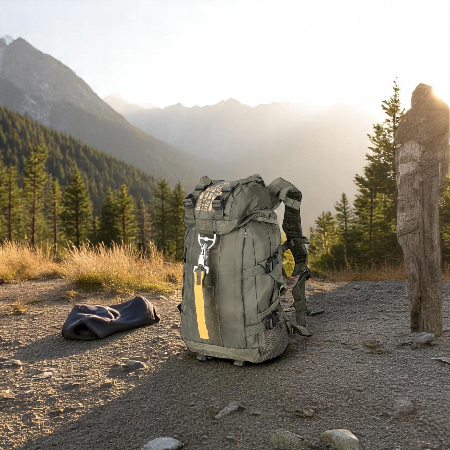 30L Tactical Backpack with Tear-Resistant Nylon, Compression Straps, and MOLLE Design for Hiking and Everyday Carry