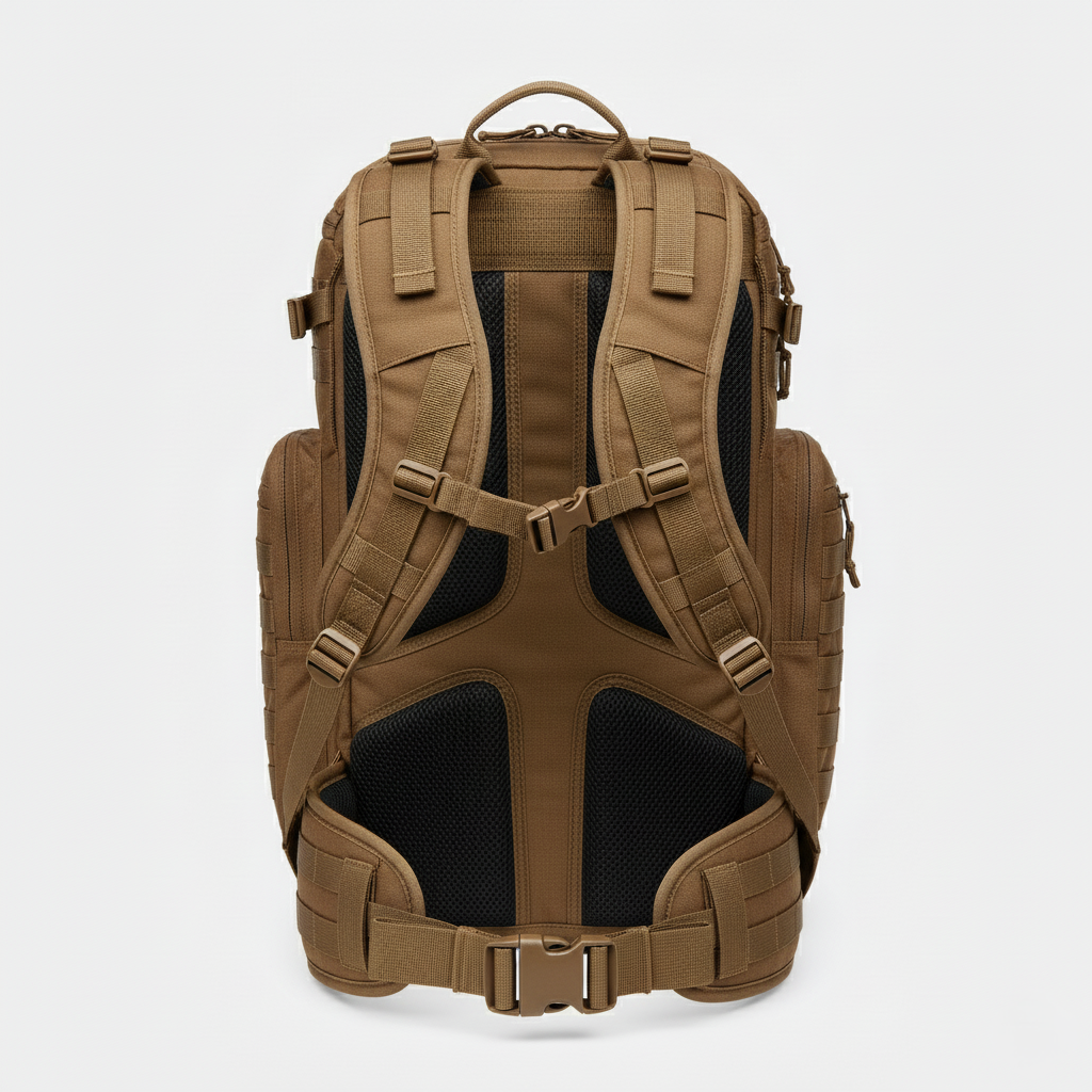 40L Tactical Backpack – MOLLE System, Water-Resistant Fabric, and Ventilated Back Support for Outdoor Use