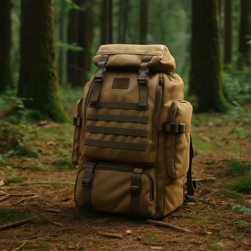 80L Waterproof Hiking Backpack with Ergonomic Straps for Camping and Trekking
