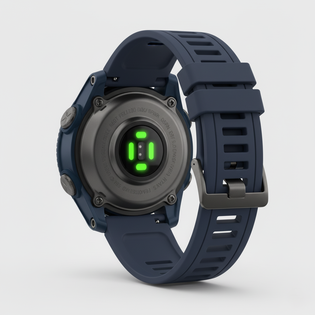 Outdoor Smartwatch with GPS – Titanium Alloy Case, Water Resistant, Multi-Sensor Design