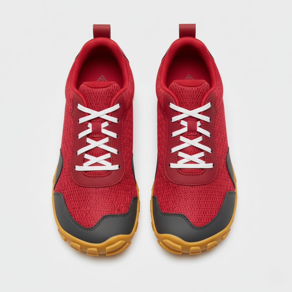 Unisex Barefoot Trail Shoes – Wide Toe Box, Zero-Drop Flexible Sole, and Grip Tread for Outdoor Use