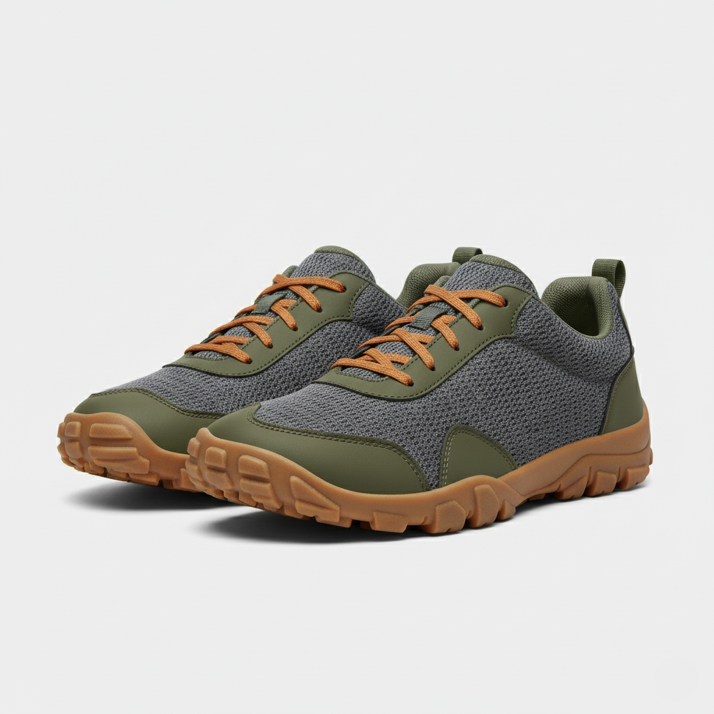 Unisex Barefoot Trail Shoes – Wide Toe Box, Zero-Drop Flexible Sole, and Grip Tread for Outdoor Use