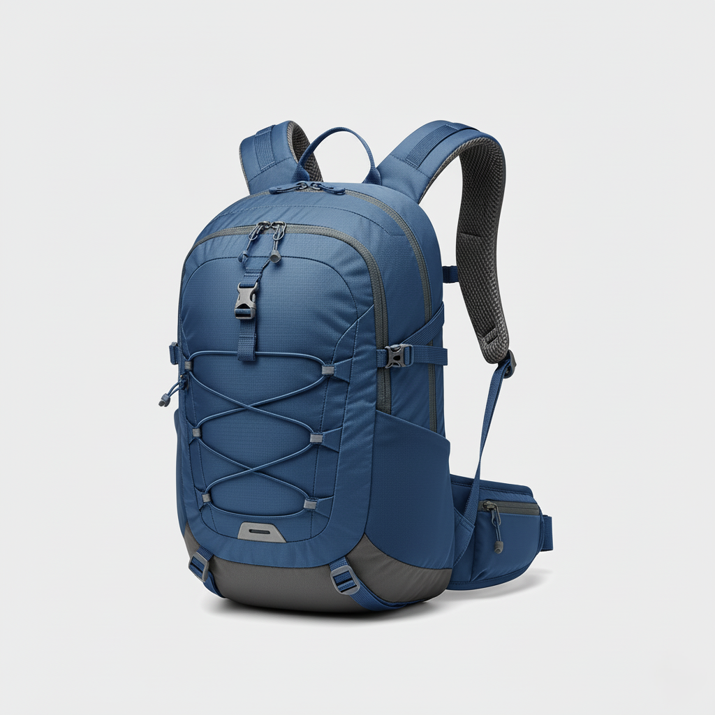 25L Hiking Backpack – Adjustable Shoulder Straps, Water-Resistant Fabric, Multi-Compartment Design