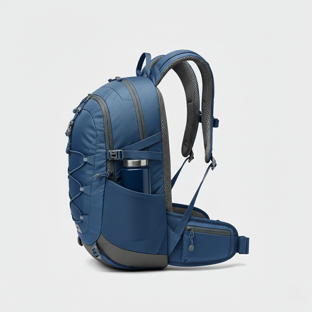 25L Hiking Backpack – Adjustable Shoulder Straps, Water-Resistant Fabric, Multi-Compartment Design