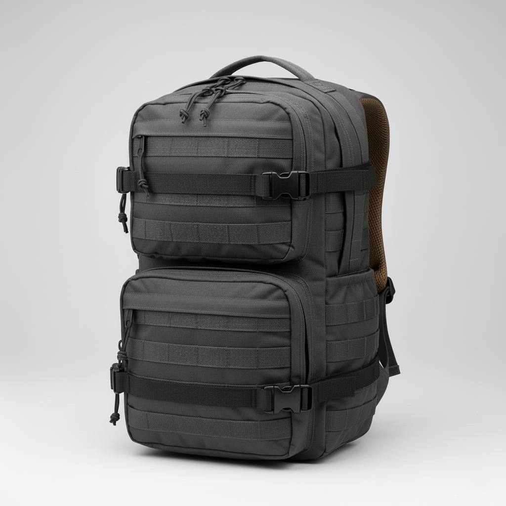 30L Tactical Backpack – Tear-Resistant Nylon, MOLLE System, Compression Straps, Multi-Pocket Design