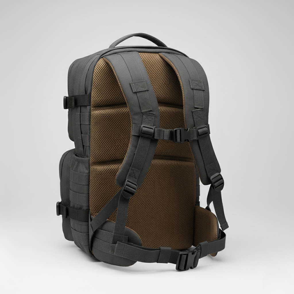 30L Tactical Backpack – Tear-Resistant Nylon, MOLLE System, Compression Straps, Multi-Pocket Design