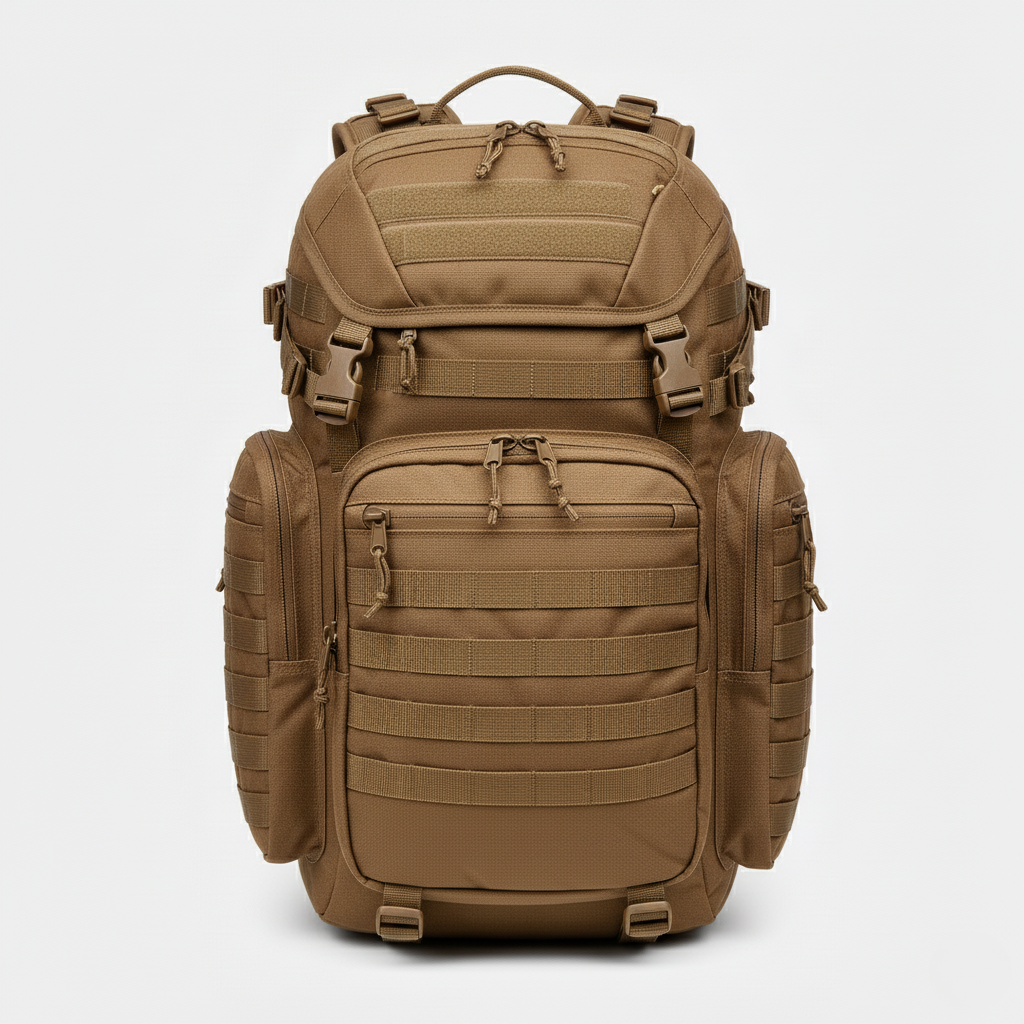 40L Tactical Backpack – MOLLE System, Water-Resistant Fabric, and Ventilated Back Support for Outdoor Use