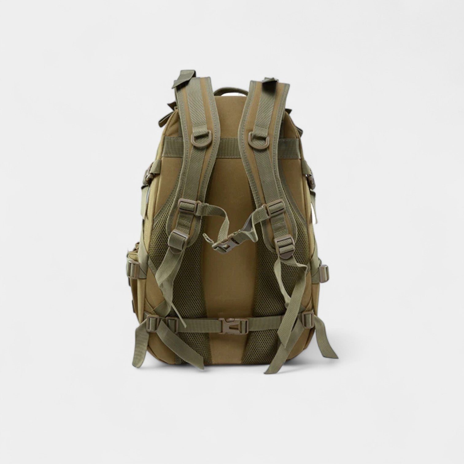 40L Tactical Backpack with MOLLE System and Breathable Back Support for Hiking and Outdoor Training