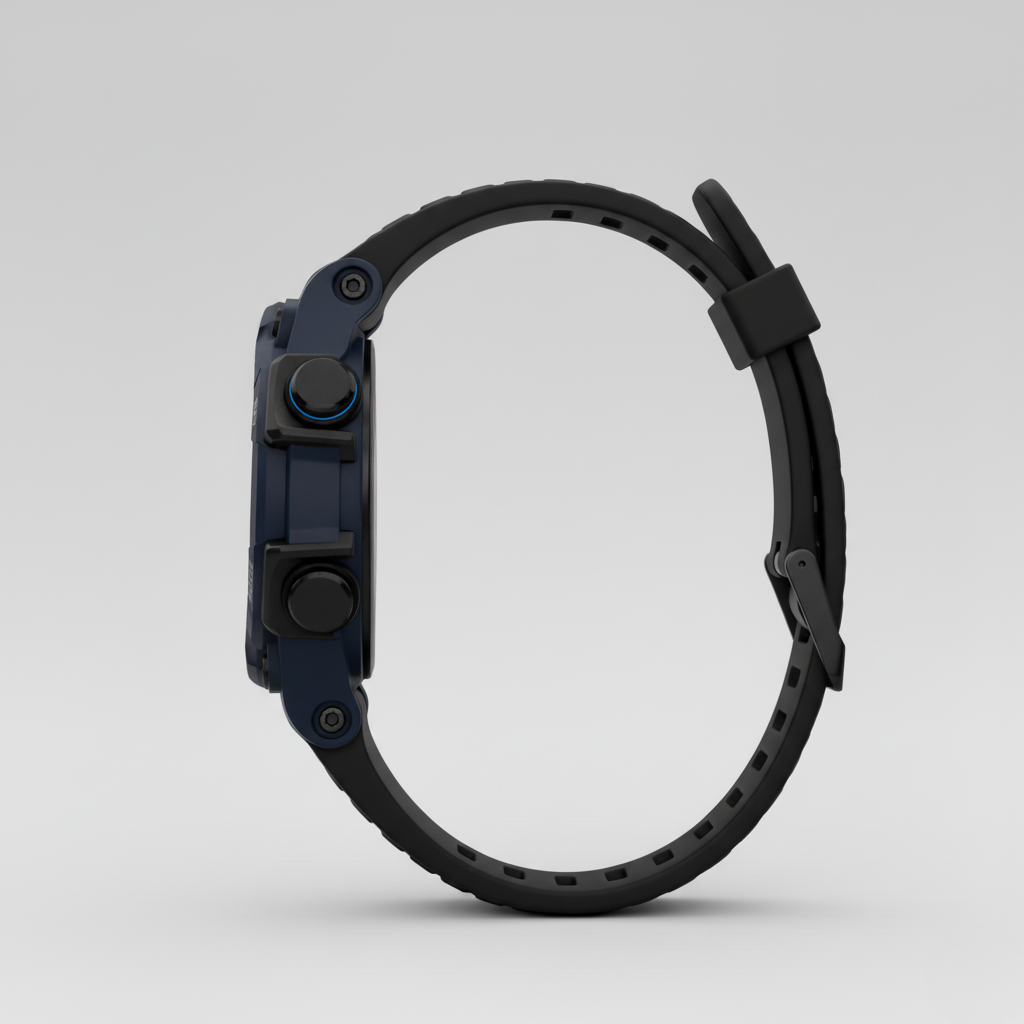 Outdoor Smartwatch with GPS and Compass – Water Resistant, Multi-Sensor Tracking for Hiking