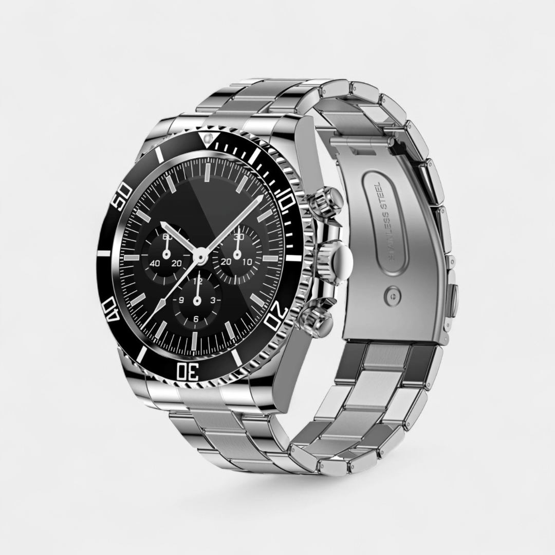 Rugged Outdoor Smartwatch with GPS and Health Tracking for Hiking and Adventure