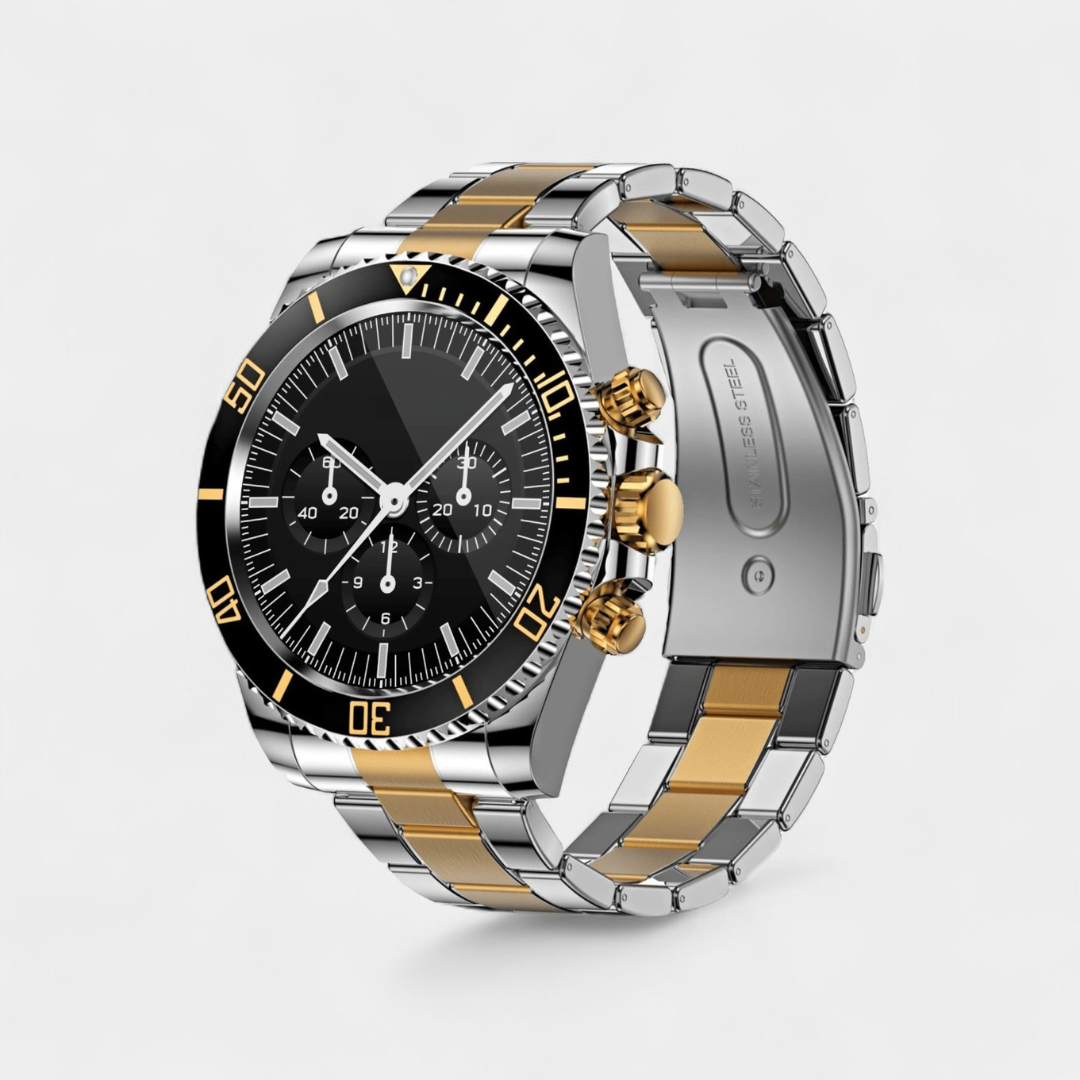 Rugged Outdoor Smartwatch with GPS and Health Tracking for Hiking and Everyday Use